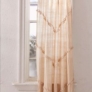 Urban Outfitters Greta Fringed Window Panel (3 Panels)